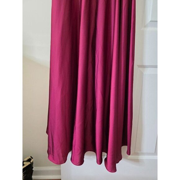 Mac Duggal 49141 One-Sleeve High-Low Prom Dress 4 NWT $358 - Picture 4 of 11